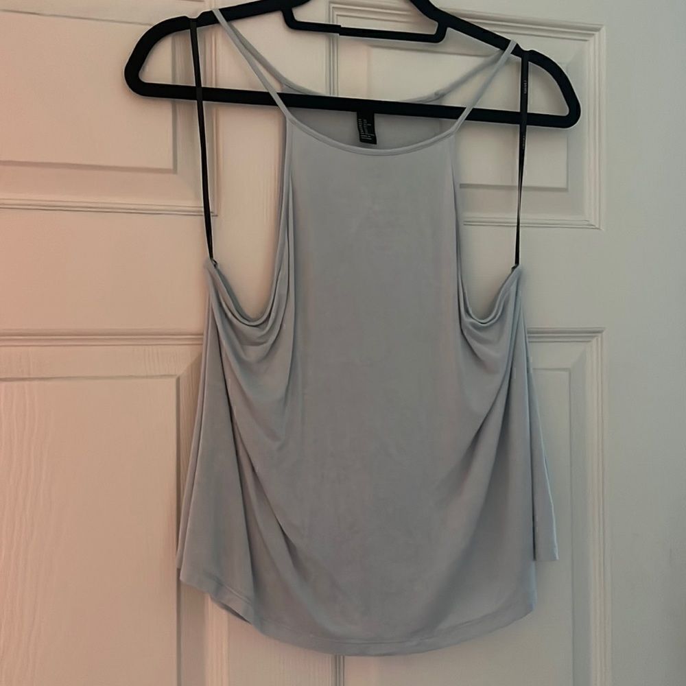 Womens NEW Baby Blue Never Worn Tank - Muscle T - Tank - Light Blue Size XL